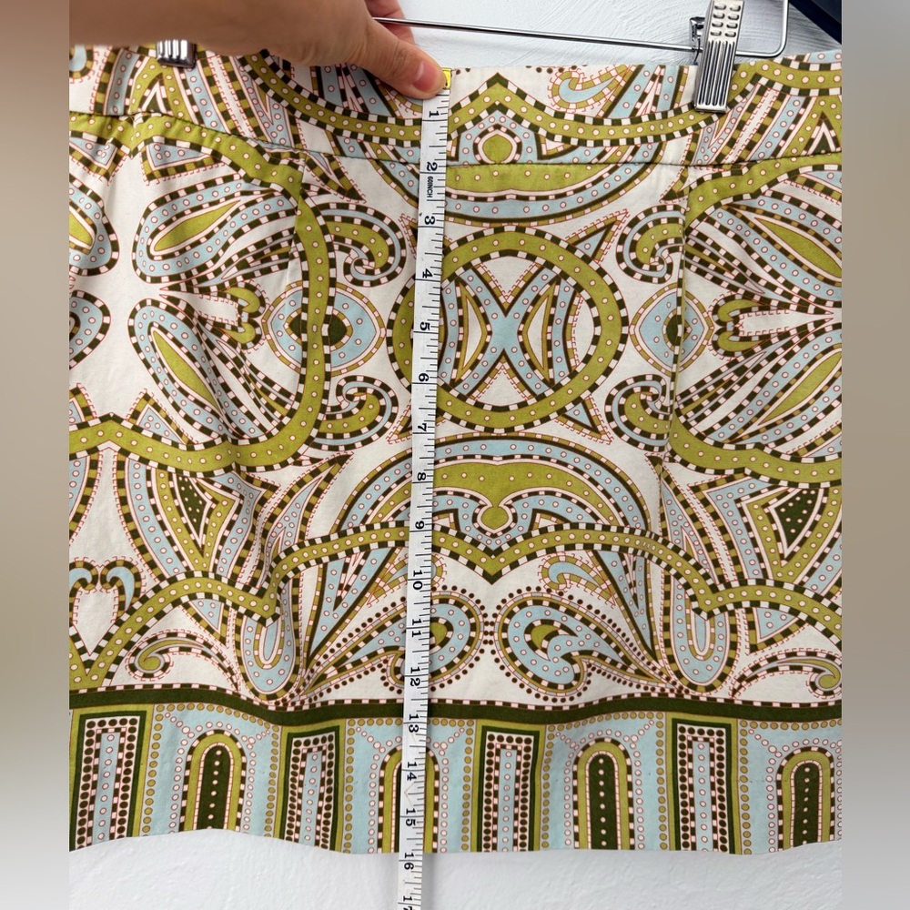 J. Crew Trastevere Paisley Medallion Print Mini Skirt - Picture 4 of 4